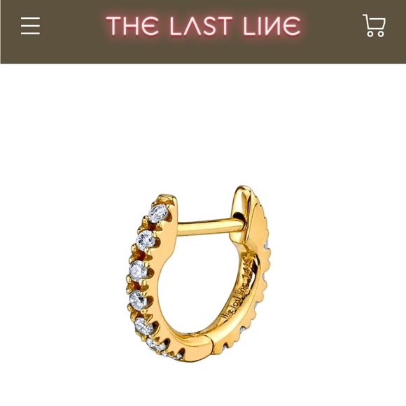the last line Jewelry The Last Line Xl Huggie Poshmark